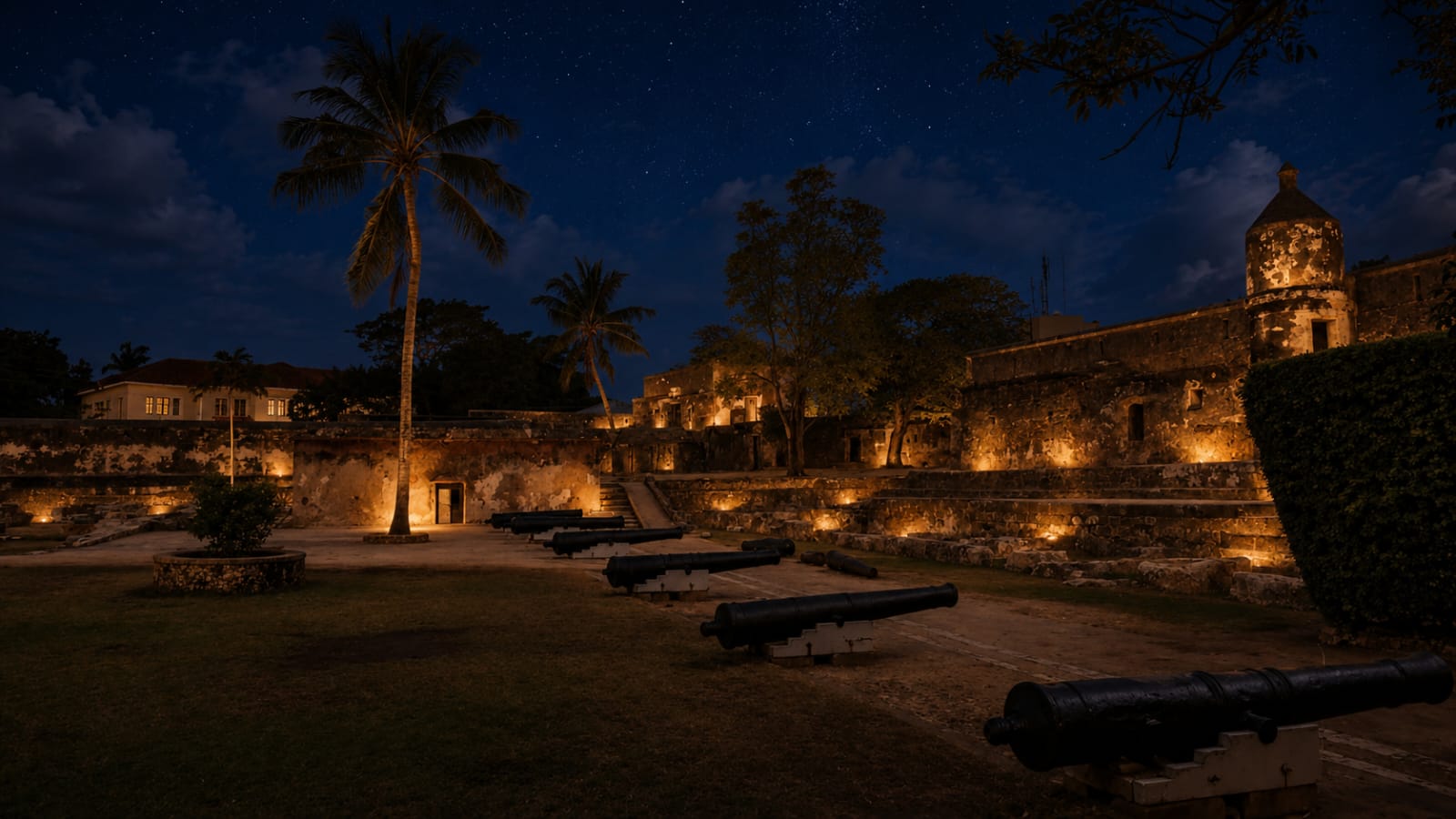 Cannon at Fort Jesus